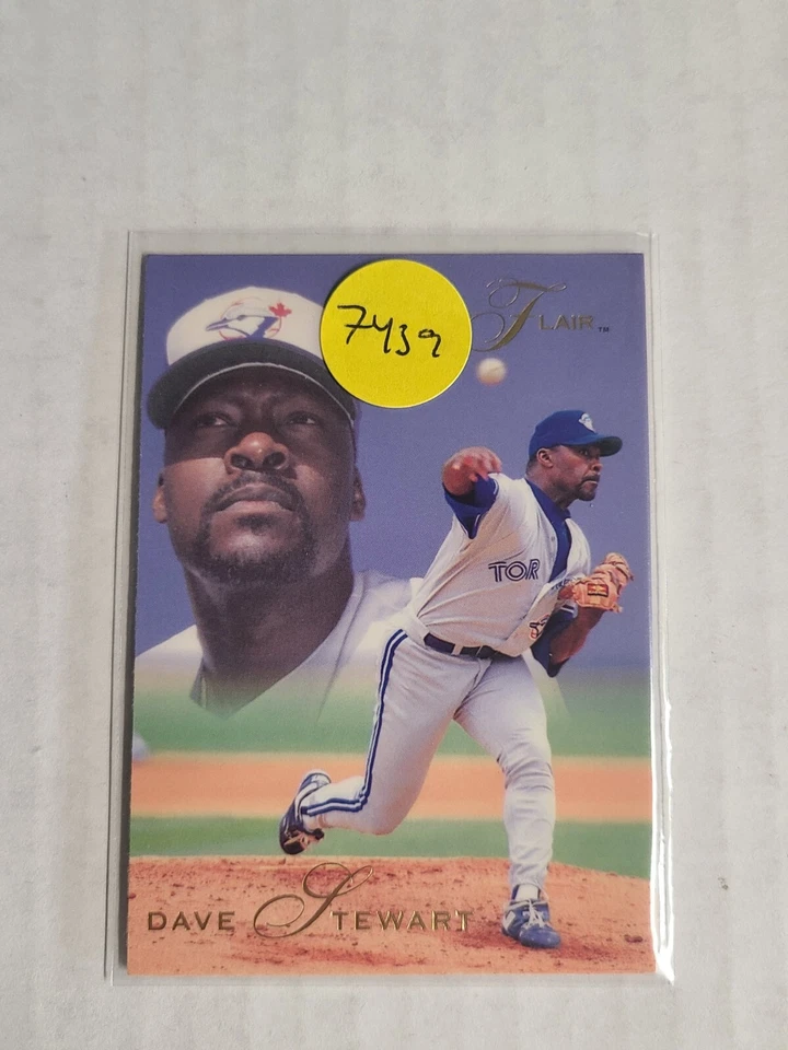 1993 Fleer Flair Dave Stewart Toronto Blue Jays Baseball Card #295 - Image 1 of 1