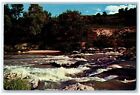 1960 Scenic Bruce Mill Rapids Niobrara River Ainsworth Nebraska NE Tree Postcard