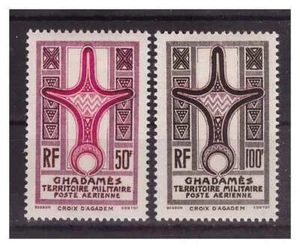 COLONIE OCC. STRANIERE GHADAMES - 1949 POSTA AEREA SERIE NUOVA * MH - Imagen 1 de 1