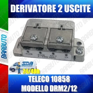 DERIVATORE 2 USCITE -12 dB TELECO 10858 MODELLO DRM2/12 - Foto 1 di 1