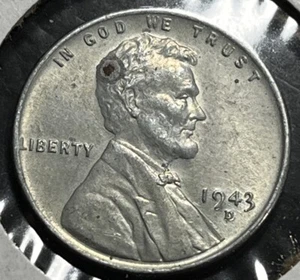 Centavo de acero Lincoln 1943 D/D RPM error - Imagen 1 de 3