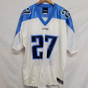 Vtg Eddie George Jersey Adidas Size XL Tennessee Titans White #27 White - Picture 1 of 4