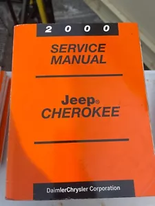 2000 JEEP CHEROKEE OEM Service Manual Daimler Chrysler Corporation Original - Bild 1 von 1