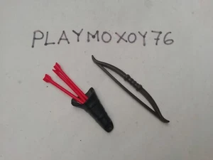 PLAYMOBIL ARMAS. ARCO + CARCAJ CON FLECHAS MEDIEVAL SOLDADO GUERRERO CABALLERO. - Picture 1 of 1