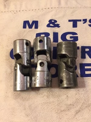 Mac Tools USA 1/2" Drive 3pc 6 Point Universal Swivel Socket Set VU series - Image 1 of 4