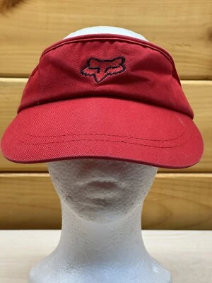 Fox Racing New School Adjustable Visor Hat/Cap RED/WHITE Cap One Size - Image 1 of 4