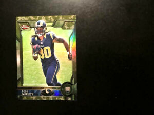 Todd Gurley RAMS 2015 Topps Chrome Camo Refractor 451/499 Rookie Card-MINT
