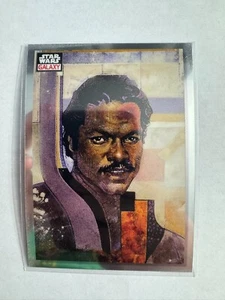 2023 Topps Chrome Star Wars Galaxy Base Set Lando Calrissian #43 - Bild 1 von 2