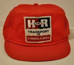 Sombrero/Gorra - H and R Transport LTD Lethbridge Alberta Canadá (retroceso de camionero) - Imagen 1 de 4