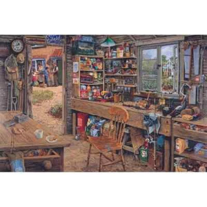 House Of Puzzles Capanno del Papà 1000 Pezzi Puzzle Giocattoli HP0126 - Foto 1 di 11