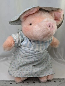 Eden Pink Aunt Pettitoes Pig Plush 15 Inch Frederick Warne Stuffed Animal Toy - Imagen 1 de 11
