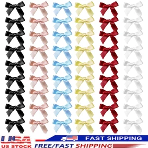 60Pcs Mini Cute Bow Hair Clips for Women Girls,Small Hair Clips Hair Ribbon - Picture 1 of 6