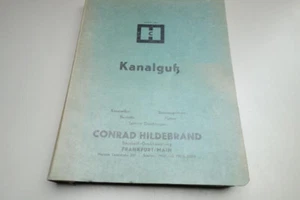 Katalog Kanalguß Hildebrand Kanalartikel Baustoffe Platten Steinzeug Sanitär - Bild 1 von 2