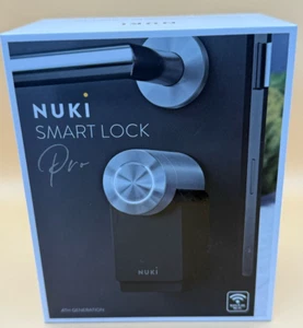 Nuki Smart Lock Pro 4. Gen - Smartes Türschloss mit WLAN und Akkupack schwarz - Afbeelding 1 van 1