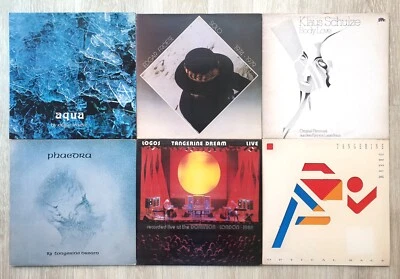 Tangerine Dream Edgar Froese Klaus Schulze Lot of 6 LP Vinyls - Image 1 of 4