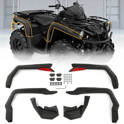 Front & Rear Mud Flaps Mud Guard Accessorries For Can-Am Outlander 450 500 L Max - Image 1 of 4