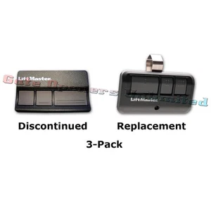 Liftmaster 83LM 3-Pack Billion Code 3-Button Remote Replaced by 893MAX 3-Button - Picture 1 of 2