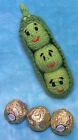 KNITTING PATTERN - Three Peas in a Pod chocolate cover / toy fits Ferrero Rocher