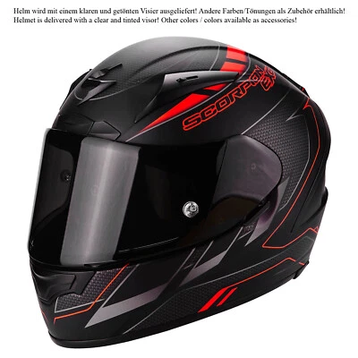 Scorpion EXO-2000 EVO AIR CUP Motorrad Integralhelm Sport - schwarz chamäleon ro - Bild 1 von 4