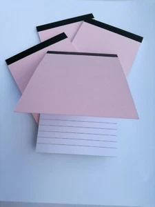 6 PADS A6 LINED PAPER BOTH SIDES RULED PAPER JOTTER NOTE PAD MEMO NOTEBOOK - Picture 1 of 11