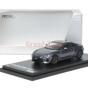 AR Box 1/64 Scale Subaru BRZ 2023 Grey Diecast Car Model Toy Collection Gift - Picture 1 of 6