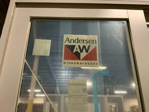 Andersen Frenchwood White Gliding Doors 67x96 / New in Open Box Warehouse Pickup - Picture 1 of 5
