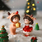 1Pair Cute Mini Lovers Couples Miniature Landscape DIY Ornament Christmas Gif Sp