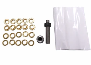 Kit de Repuesto de Ojal 31mm Latón Fin de Semana Poste Tienda con Punzón - Imagen 1 de 4