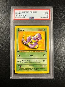 2000 Pokemon Rocket #56 - Ekans - Mint - 1st Edition - PSA 9! - Bild 1 von 4