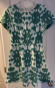 Vineyard Vines Kleid Größe 4 Fit N Flare seitlicher Reißverschluss grün weiß Damen gebraucht, in einwandfreiem Zustand - Bild 1 von 10