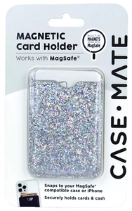 Case Mate Magnetkartenhalter Glitzer/Glitzern iPhone sicher Karten/Bargeld aufbewahren - Bild 1 von 3