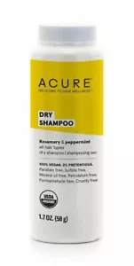 Acure Dry Shampoo with Rosemary & Peppermints Vegan Cruelty Free 1.7 oz 6 Pack - Picture 1 of 4