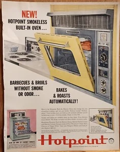 Vintage Hotpoint Ofen Anzeige März 1960 Better Homes & Garden Magazin - Bild 1 von 1