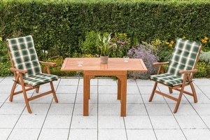 MX Gartenmöbel Maracaibo 5tgl. Holz Terrassenmöbel Balkonmöbel Tischgruppe - Bild 1 von 10