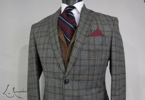 Ted Baker London 100% cotton bold window pane check sport coat 42 R - Picture 1 of 12