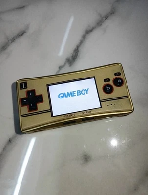 Nintendo Game Boy Micro Handheld  Console Gold OXY-001 Tested (Read) - Image 1 of 4