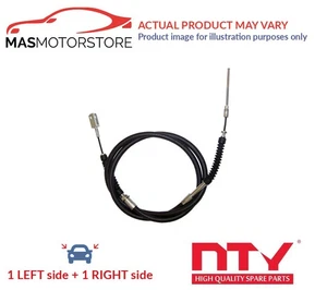 HANDBRAKE CABLE PAIR REAR NTY HLR-AU-004 2PCS V FOR VW GOLF V,GOLF PLUS V - Picture 1 of 7