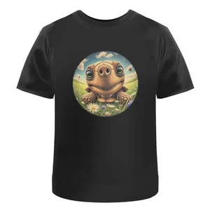 'Smiling Tortoise' Unisex T-Shirt - 100% Cotton (S-XXL) (TA051908) - Picture 1 of 15