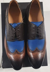 Jepsengord Herren elegante Schuhe Budapester echtes Rindsleder Oxford-Schuhe 13 - Bild 1 von 13