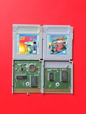 F-1 Race Super Pro Am Game Boy Original Nintendo GB Lot 2 Racing Games Tested - Image 1 of 4