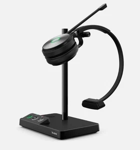Yealink Headset WH62 Mono, DECT Wireless, Schwarz, USB LED Acoustic Shield-Tech - Bild 1 von 8