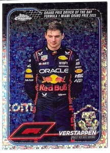 Max Verstappen Mini Diamond /299 #163 F1 Formula 1 2024 Topps Chrome - Picture 1 of 3