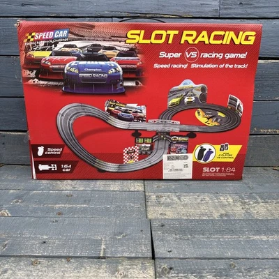 Slot Car Racing Track Set with Electric Remote Control for Children JJ89 - Image 1 of 2
