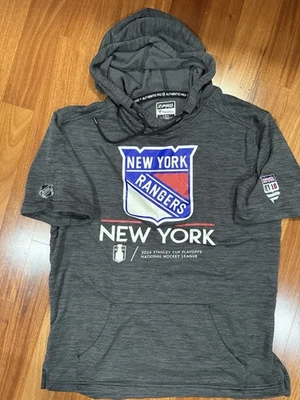 Artemi Panarin New York Rangers Player Issue SS Hoodie Fanatics Authentic Pro L - Image 1 of 2