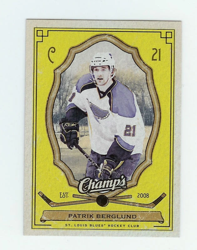 2009-10 Upper Deck Champ's Yellow Patrik Berglund - Image 1 of 1