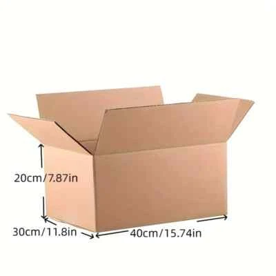 5 CARTONS EMBALLAGE DEMENAGEMENT 40x30x20cm BOITES - Photo 1/4