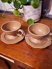 Pair Cups & Saucers American Atelier At Home Empress Coffee