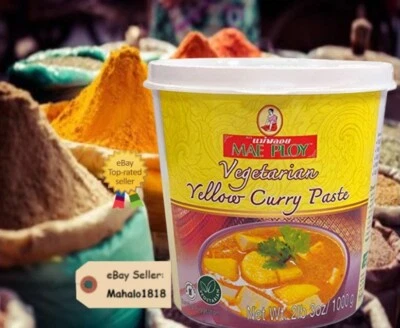 Pasta de curry amarilla tailandesa Mae Ploy de 2 lb 3 oz (1000 g) ¡PAQUETE DE VALOR! Foto 1 de 4