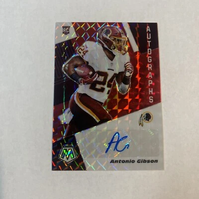 2020 Panini Mosaic - Rookie Autographs Mosaic #RA27 Antonio Gibson (AU, RC) - Image 1 of 2