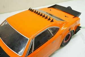 AJC Mods Triangular Roof Spoiler Fins (pieces) for 1/10 NPRC RC Car Drag Racing - Picture 1 of 4